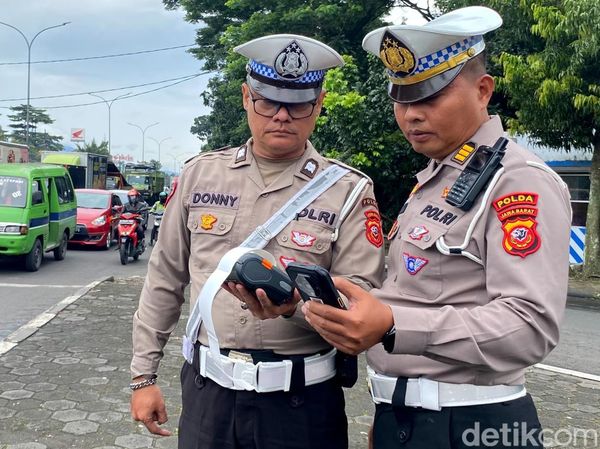 Penampakan ETLE Mobile Handheld di Wilayah Hukum Polda Jabar