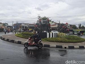 Rudal Inggris di Bundaran Jati Perkuat Identitas Cimahi Kota Militer