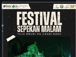 Sambut HUT Sidoarjo, Warga Bisa Susuri PG Candi Baru Saat Malam Hari