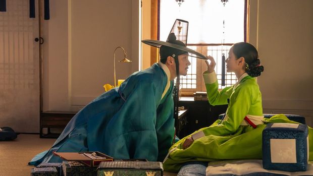 Adegan dalam drama Korea terbaru Netflix 2026 The Scandal.