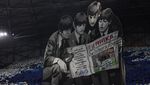 Tifo Keren Marseille: Sambut Liverpool dengan The Beatles