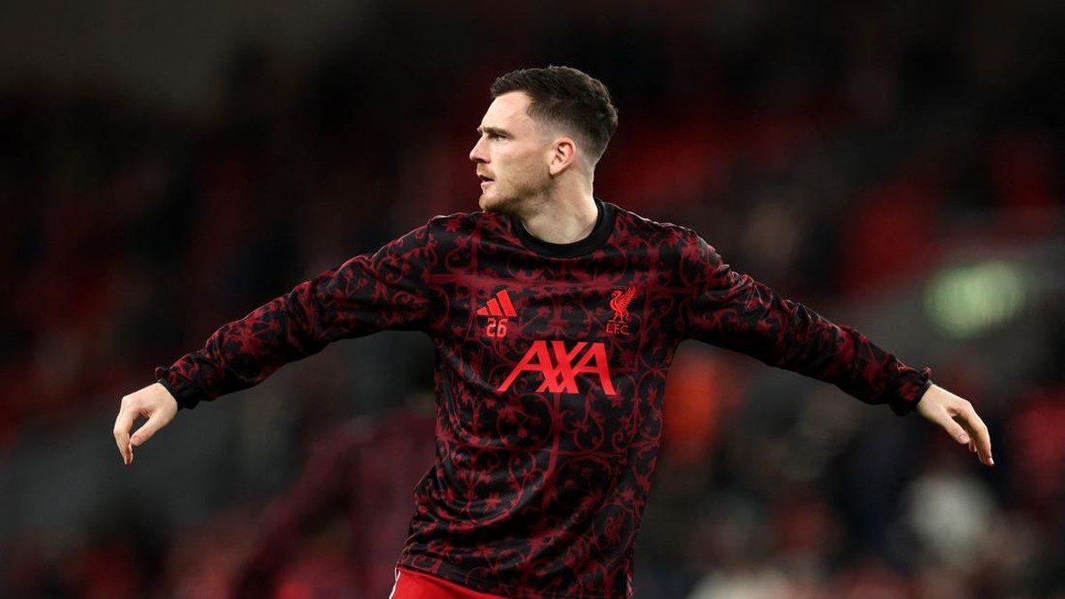 Andy Robertson bisa pindah ke Tottenham Hotspur bulan ini. (REUTERS/Phil Noble)