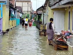 112 Rumah di Pamanukan Subang Terendam Banjir Luapan Sungai Kalensama