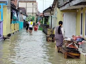 112 Rumah di Pamanukan Subang Terendam Banjir Luapan Sungai Kalensama