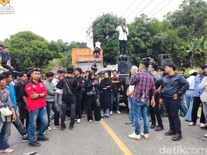 Warga Luwu Raya Demo di 4 Titik, Tebang Pohon-Picu Macet 3 Kilometer