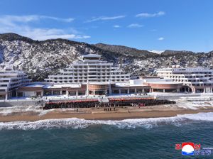 Pantai Baru di Korea Utara Resmi Dibuka, Jadi Kawasan Wisata Modern