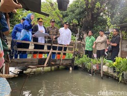 Pramono Cek Kali yang Jadi Biang Kerok Banjir di Jakut, Bakal Dinormalisasi