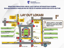 9 Jalan Ditutup Total saat Istigasah Kubro 1 Abad NU di Kota Blitar