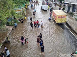 Video: Banjir di Daan Mogot Mulai Surut Malam Ini, Arus Lalin Kembali Normal