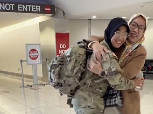 Viral Keluarga WNI Antar Putrinya Jadi Tentara AS, Begini Cerita Sang Ibunda