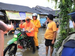 Suara Sirene Sungai Cisadane Tangerang Berbunyi, Status Siaga 3