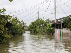 Ngeri Perumahan Subsidi Bak Danau Gara-gara Banjir di Bekasi