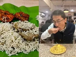 Duta Besar Jepang Kepincut Nasi Biryani, Makannya Pakai Tangan!