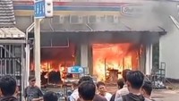 Minimarket di Way Kanan Lampung Terbakar, Kerugian Capai Rp 1 Miliar