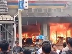 Minimarket di Way Kanan Lampung Terbakar, Kerugian Capai Rp 1 Miliar