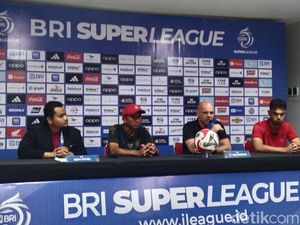 Bali United 3-3 Semen Padang, Johnny Jansen Akui Pemain Lengah