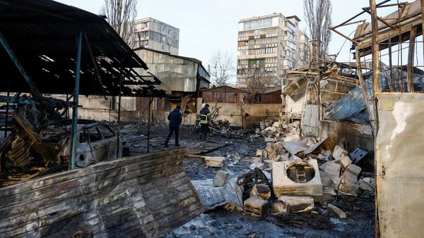 Serangan Drone dan Rudal Rusia Hantam Kyiv, Sejumlah Bangunan Sipil Rusak