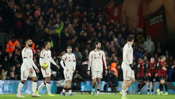 Bournemouth Vs Liverpool: Apes, The Reds Keok 2-3 di Menit Akhir