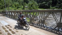 Jembatan Bailey di Agam Rampung, Warga Bisa Melintas Lagi