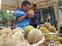 Surganya Durian Lokal Ada di Pasar Hortikultura Blitar