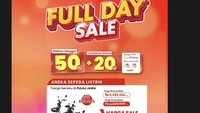 Sepeda Listrik Diskon Gede-gedean di Transmart Full Day Sale