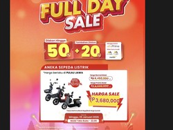 Sepeda Listrik Diskon Gede-gedean di Transmart Full Day Sale