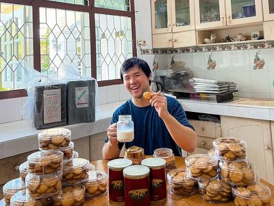 Aksi Nicholas Sean, Putra Ahok Saat Jualan Cookies Broken Home