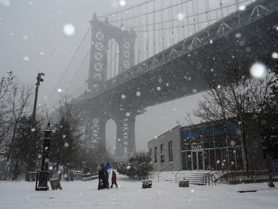 Penampakan Badai Salju Menyapu Sebagian Besar Wilayah AS