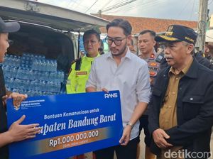 Raffi Ahmad Nyumbang Rp 1 Miliar untuk Korban Longsor Cisarua