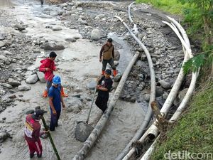 Jaringan PDAM Brebes Hancur Akibat Banjir Bandang, Ribuan Warga Terdampak
