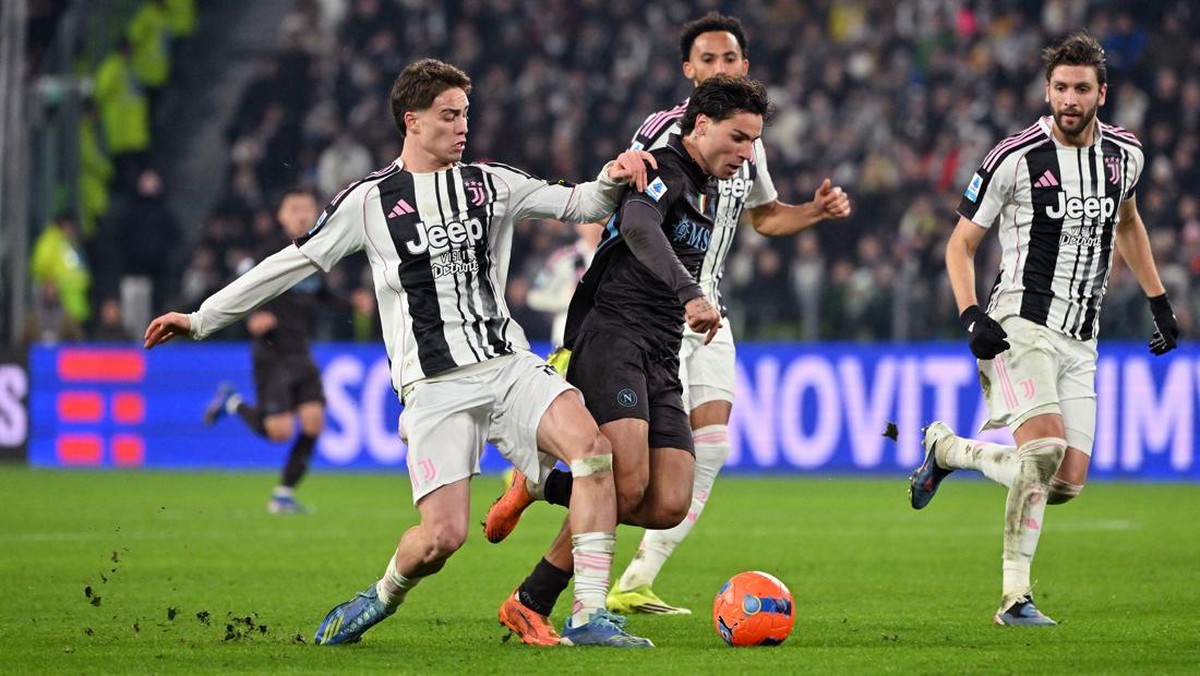 Juventus menang 3-0 atas Napoli dalam lanjutan Serie A (Foto: REUTERS/Alberto Lingria)