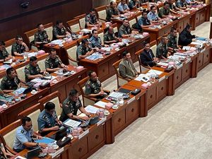Komisi I DPR Gelar Rapat Tertutup Bareng Menhan dan Panglima TNI