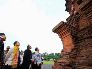 Menbud Tinjau Candi Jabung, Dorong Pelestarian Budaya Berkelanjutan