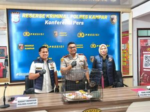 Polres Kampar Tangkap Penjual Satwa Langka, Owa Ungko Dihargai Rp 8 Juta