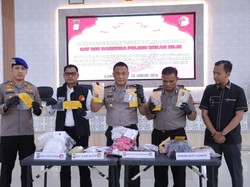 Polres Rohil Gulung Jaringan Narkoba Internasional, Sita Sabu 3,9 Kg