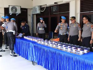 Propam Polda Riau Tes Urine Personel Polres Inhil, Ini Hasilnya