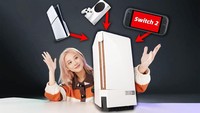 Canggih Abis! YouTuber Ini Sukses Rakit PS5, Xbox, dan Switch 2 Jadi Satu