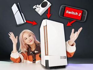Canggih Abis! YouTuber Ini Sukses Rakit PS5, Xbox, dan Switch 2 Jadi Satu