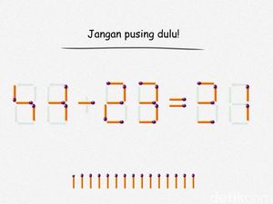 Teka-teki Pindahkan Korek Ini Gampang-gampang Susah! Bisa Jawab Cepat?
