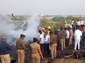 Video Wakil Kepala Menteri di India Tewas Usai Pesawatnya Jatuh