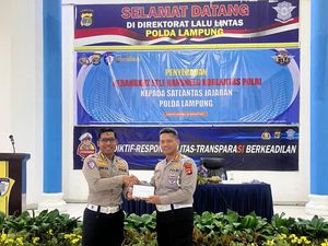 Korlantas Perkuat Penegakan Hukum Lalin di Lampung dengan ETLE Mobile Handheld