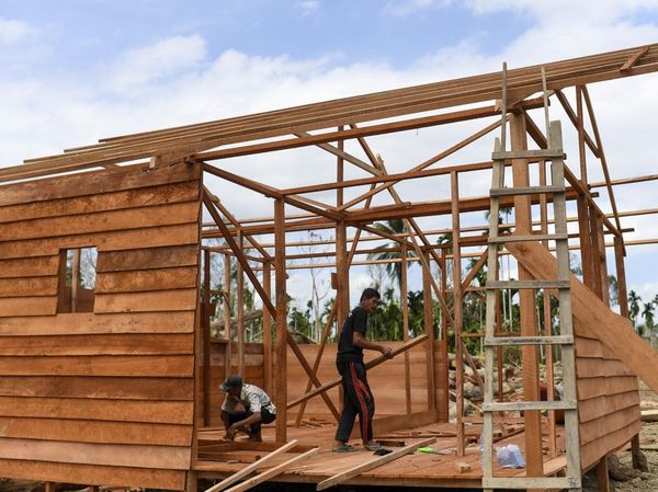 Penampakan Hunian Sementara Mulai Berdiri di Aceh Utara