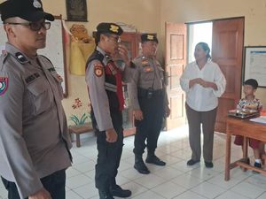 Polres Gianyar Kawal Distribusi Makan Bergizi Gratis di Tampaksiring