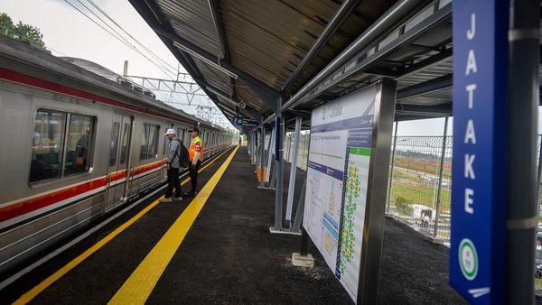 Stasiun KRL Jatake di Tangerang Resmi Beroperasi
