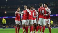 Invincible Arsenal! Sapu Bersih Fase Liga UCL, Rekornya Sempurna