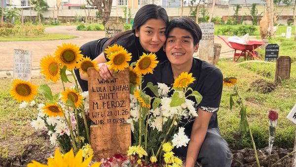 Tiba dari Eropa, Kakak Langsung Ziarah ke Makam Lula Lahfah