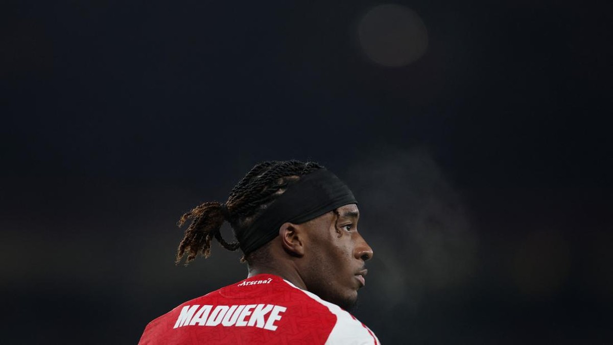 Winger Arsenal, Noni Madueke. (Foto: Hannah McKay/REUTERS)
