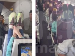 Penumpang Tantrum, Naikkan Kaki ke Kursi Anggap Kelas Bisnis