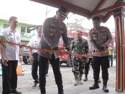 Ajak Ojek Jaga Kamtibmas, Polres Blitar Resmikan Pangkalan Bhayangkara
