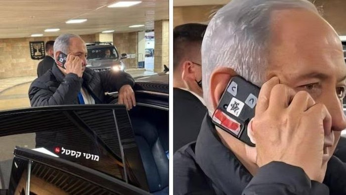 Netanyahu Keciduk Tutupi Kamera Smartphone-nya dengan Selotip
